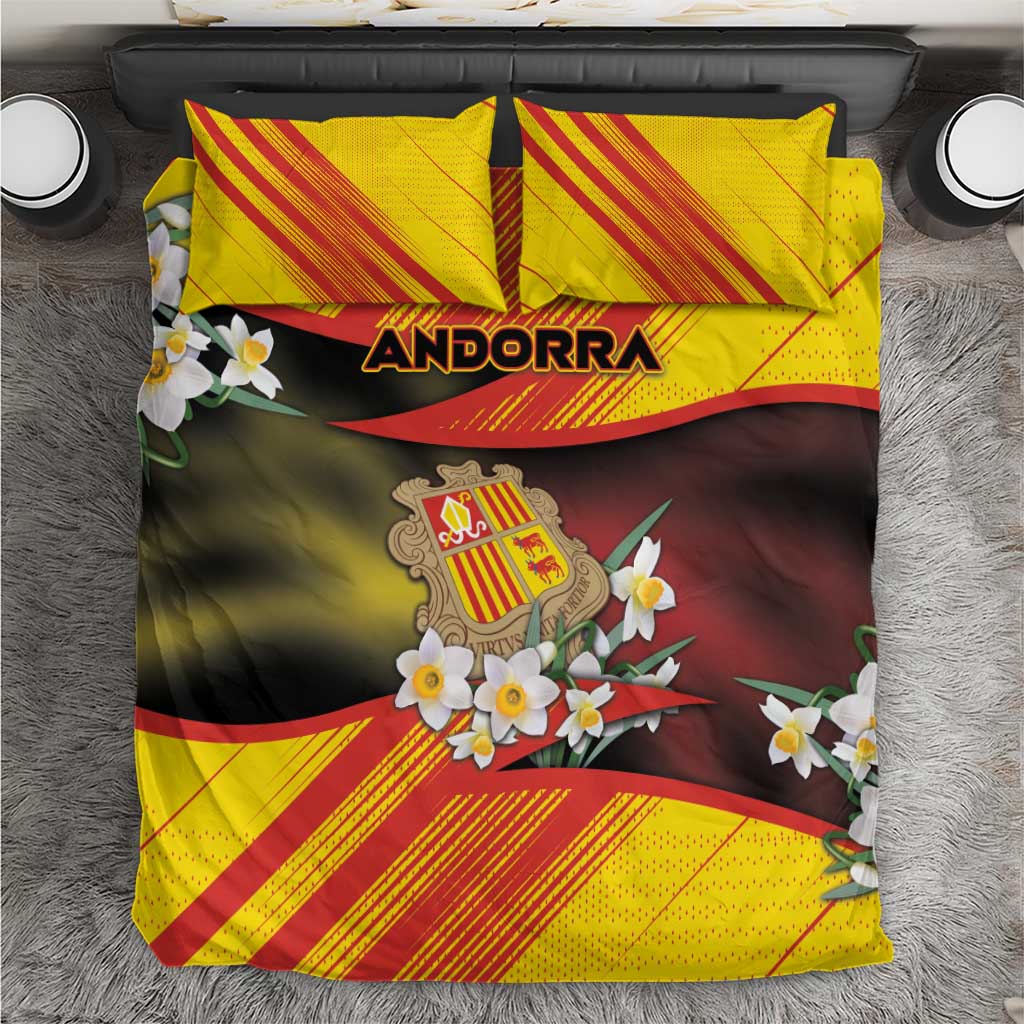 Andorra Bedding Set The Grandalla Flowers With Symbol - Wonder Print Shop