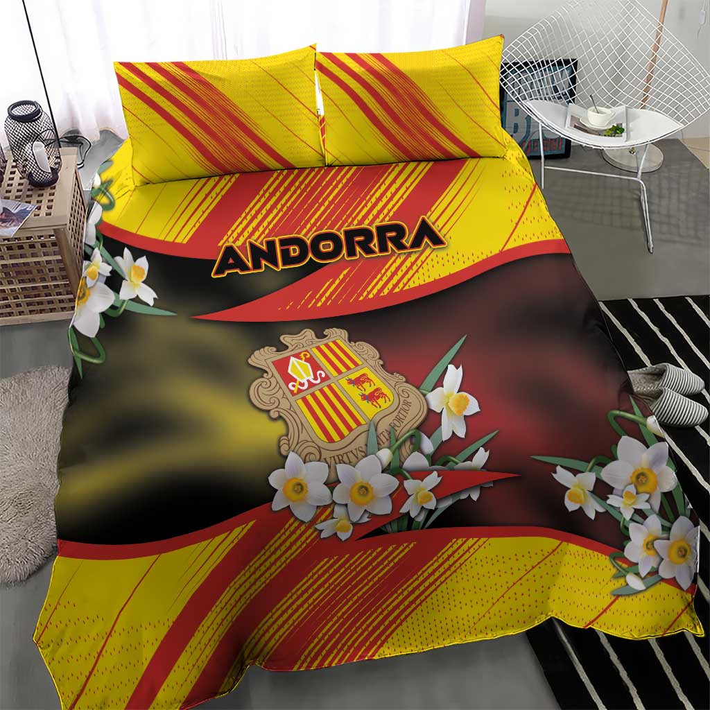 Andorra Bedding Set The Grandalla Flowers With Symbol - Wonder Print Shop