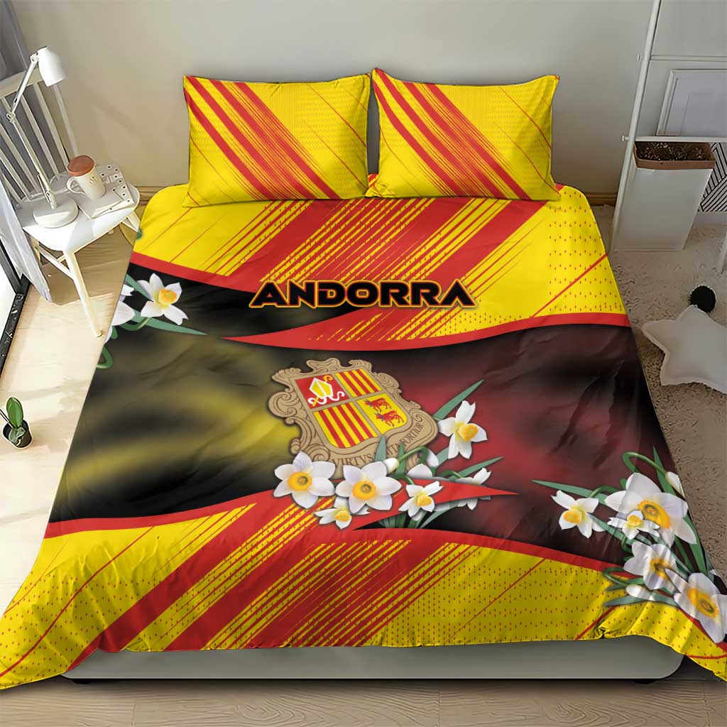 Andorra Bedding Set The Grandalla Flowers With Symbol - Wonder Print Shop