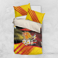 Andorra Bedding Set The Grandalla Flowers With Symbol - Wonder Print Shop