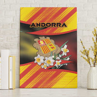 Andorra Canvas Wall Art The Grandalla Flowers With Symbol - Wonder Print Shop