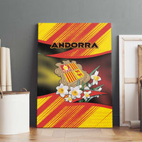 Andorra Canvas Wall Art The Grandalla Flowers With Symbol - Wonder Print Shop