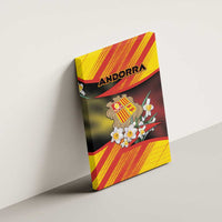 Andorra Canvas Wall Art The Grandalla Flowers With Symbol - Wonder Print Shop