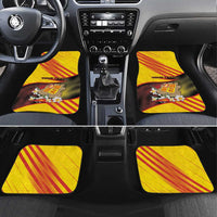 Andorra Car Mats The Grandalla Flowers With Symbol - Wonder Print Shop