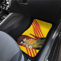 Andorra Car Mats The Grandalla Flowers With Symbol - Wonder Print Shop