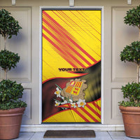 Andorra Door Cover The Grandalla Flowers With Symbol - Wonder Print Shop