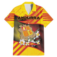 Personalized Andorra Family Matching Mermaid Dress and Hawaiian Shirt The Grandalla Flowers With Symbol - Wonder Print Shop