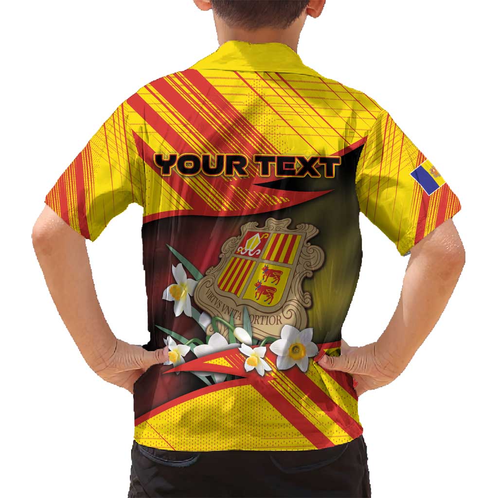 Personalized Andorra Family Matching Puletasi and Hawaiian Shirt The Grandalla Flowers With Symbol - Wonder Print Shop