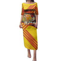 Personalized Andorra Family Matching Puletasi and Hawaiian Shirt The Grandalla Flowers With Symbol - Wonder Print Shop