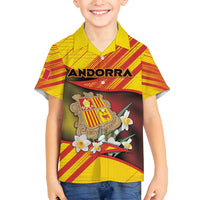 Personalized Andorra Family Matching Puletasi and Hawaiian Shirt The Grandalla Flowers With Symbol - Wonder Print Shop
