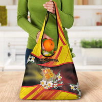 Andorra Grocery Bag The Grandalla Flowers With Symbol - Wonder Print Shop