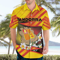 Personalized Andorra Hawaiian Shirt The Grandalla Flowers With Symbol - Wonder Print Shop