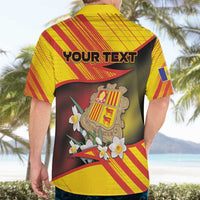 Personalized Andorra Hawaiian Shirt The Grandalla Flowers With Symbol - Wonder Print Shop