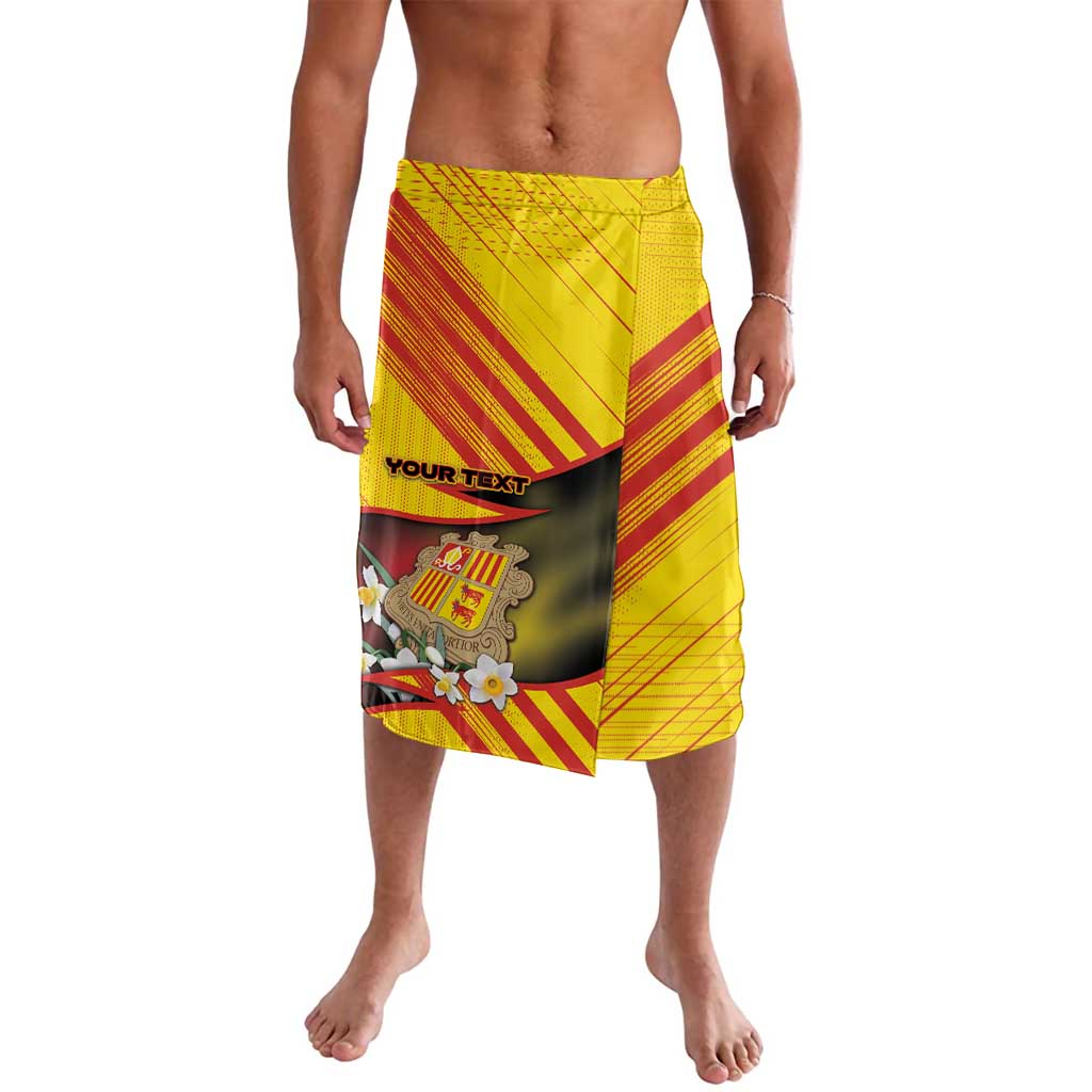 Personalized Andorra Lavalava The Grandalla Flowers With Symbol - Wonder Print Shop