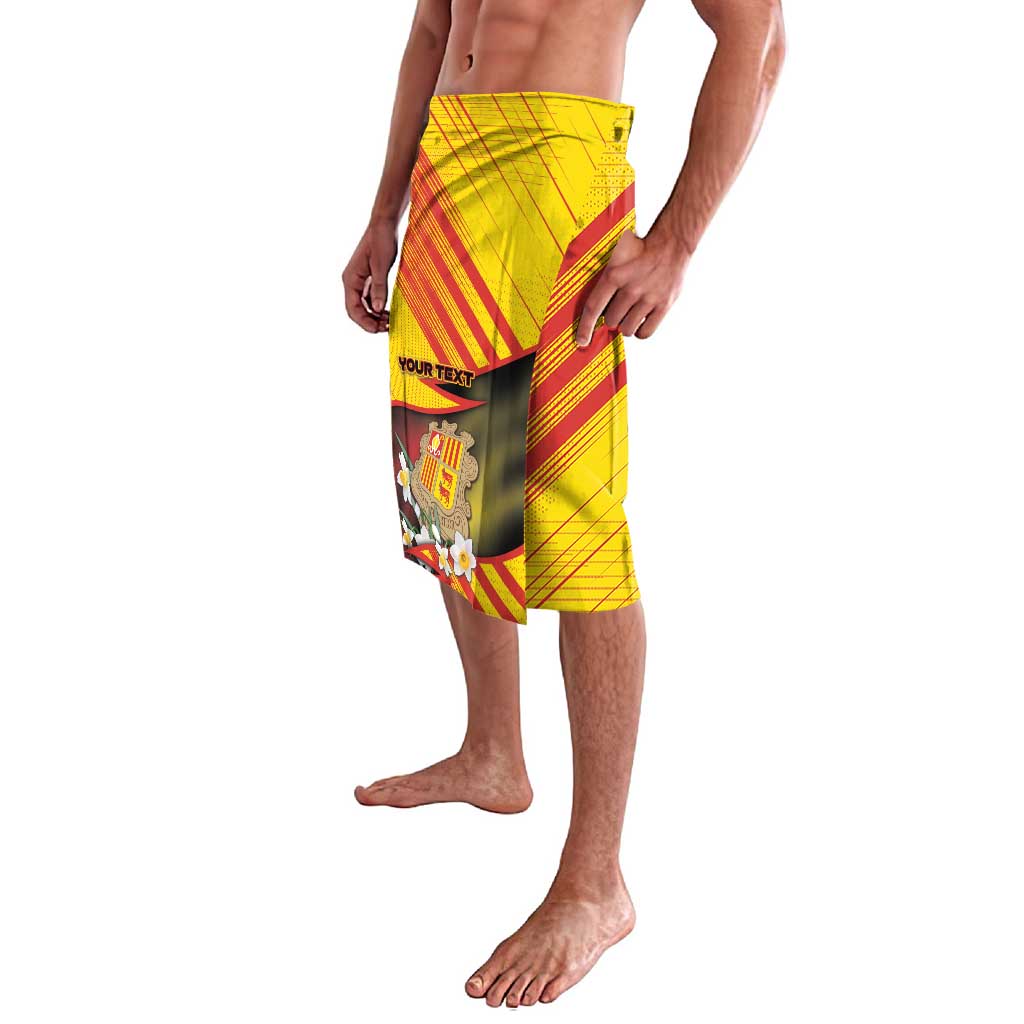 Personalized Andorra Lavalava The Grandalla Flowers With Symbol - Wonder Print Shop