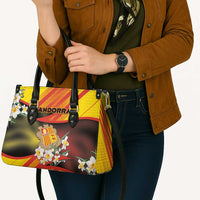 Andorra Leather Bag The Grandalla Flowers With Symbol - Wonder Print Shop