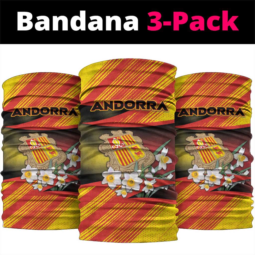 Andorra Neck Gaiter The Grandalla Flowers With Symbol DT05