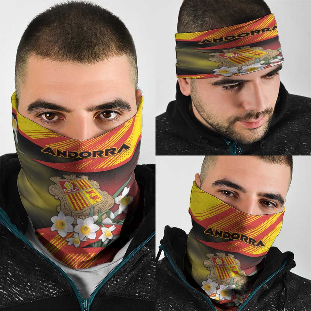 Andorra Neck Gaiter The Grandalla Flowers With Symbol DT05