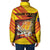 Personalized Andorra Padded Jacket The Grandalla Flowers With Symbol - Wonder Print Shop