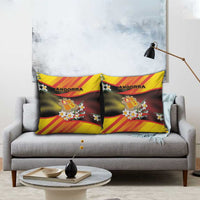 Andorra Pillow Cover The Grandalla Flowers With Symbol - Wonder Print Shop