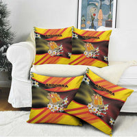 Andorra Pillow Cover The Grandalla Flowers With Symbol - Wonder Print Shop