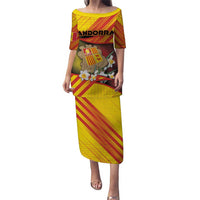 Personalized Andorra Puletasi The Grandalla Flowers With Symbol - Wonder Print Shop