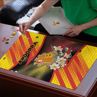 Andorra Puzzle The Grandalla Flowers With Symbol - Wonder Print Shop