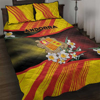 Andorra Quilt Bed Set The Grandalla Flowers With Symbol - Wonder Print Shop