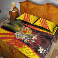 Andorra Quilt Bed Set The Grandalla Flowers With Symbol - Wonder Print Shop