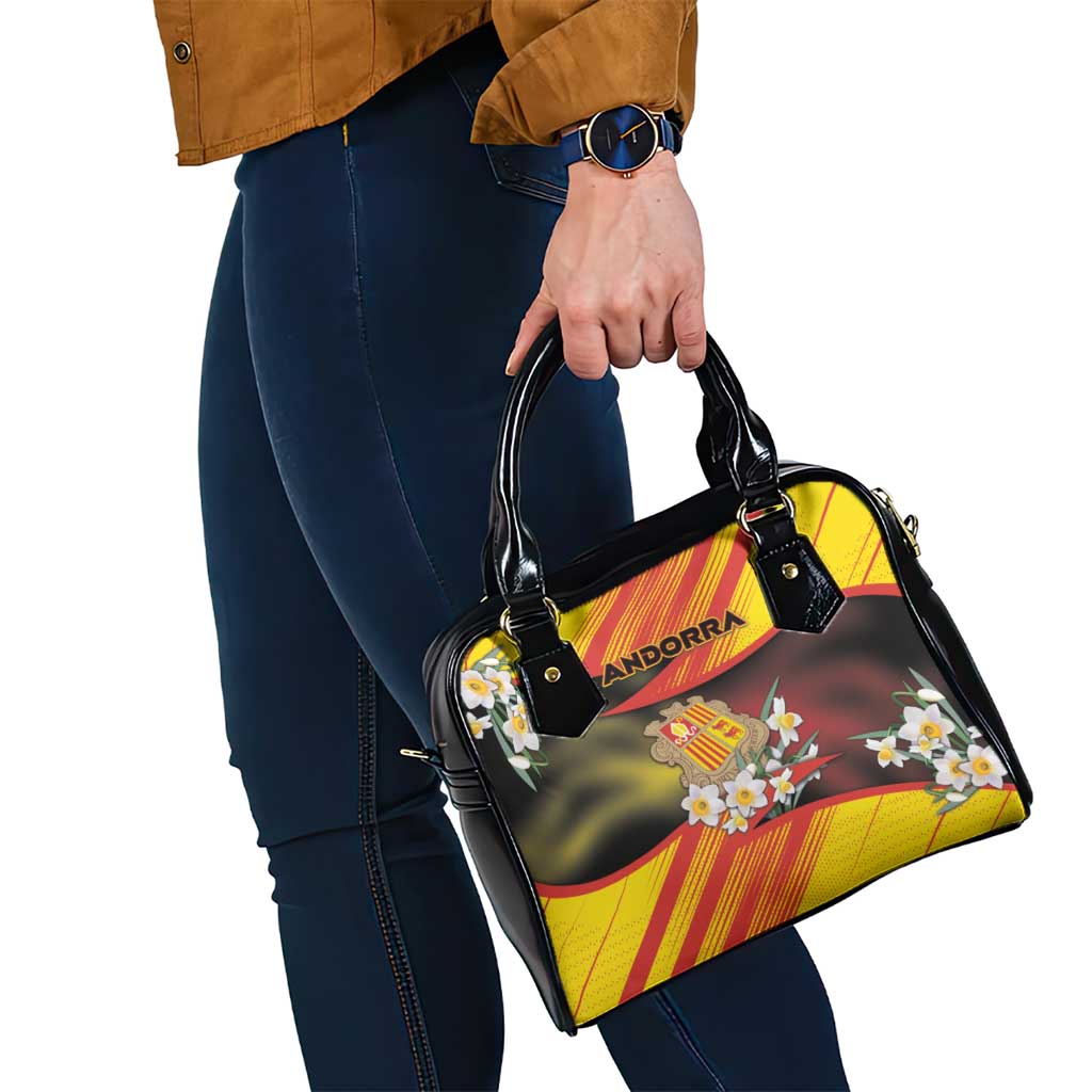 Andorra Shoulder Handbag The Grandalla Flowers With Symbol - Wonder Print Shop