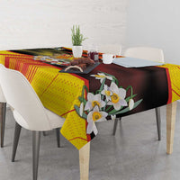 Andorra Tablecloth The Grandalla Flowers With Symbol - Wonder Print Shop