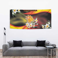 Andorra Tapestry The Grandalla Flowers With Symbol - Wonder Print Shop