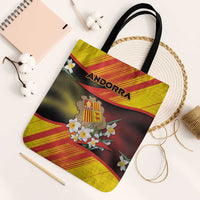 Andorra Tote Bag The Grandalla Flowers With Symbol - Wonder Print Shop