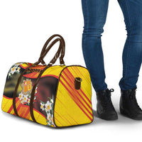 Andorra Travel Bag The Grandalla Flowers With Symbol - Wonder Print Shop