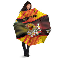 Andorra Umbrella The Grandalla Flowers With Symbol - Wonder Print Shop