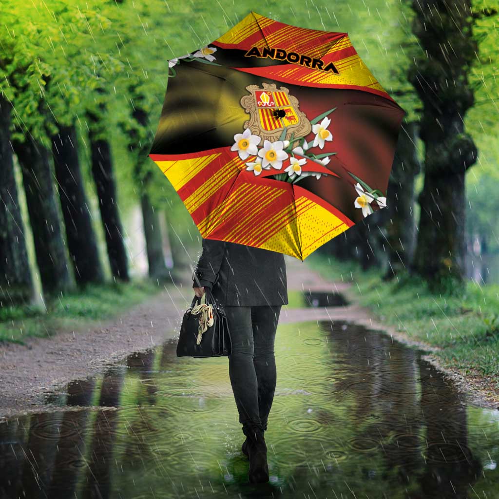 Andorra Umbrella The Grandalla Flowers With Symbol - Wonder Print Shop