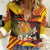 Personalized Andorra Women Casual Shirt The Grandalla Flowers With Symbol - Wonder Print Shop