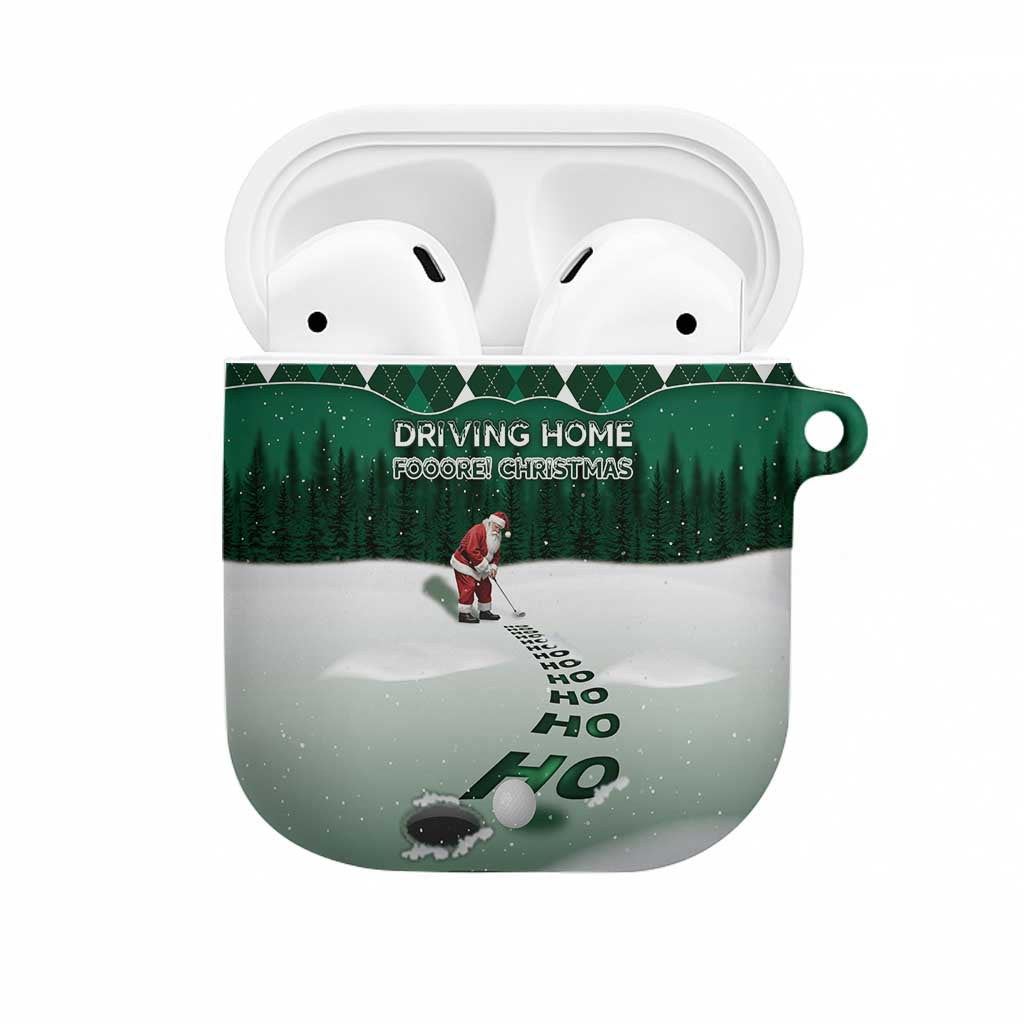Golf Christmas AirPods Case Driving Home Fooore Xmas - Wonder Print Shop