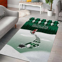 Golf Christmas Area Rug Driving Home Fooore Xmas - Wonder Print Shop