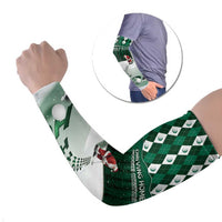 Golf Christmas Arm Sleeves Driving Home Fooore Xmas - Wonder Print Shop