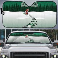 Golf Christmas Auto Sun Shade Driving Home Fooore Xmas - Wonder Print Shop