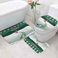 Golf Christmas Bathroom Set Driving Home Fooore Xmas - Wonder Print Shop
