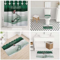 Golf Christmas Bathroom Set Driving Home Fooore Xmas - Wonder Print Shop