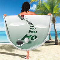 Golf Christmas Beach Blanket Driving Home Fooore Xmas - Wonder Print Shop