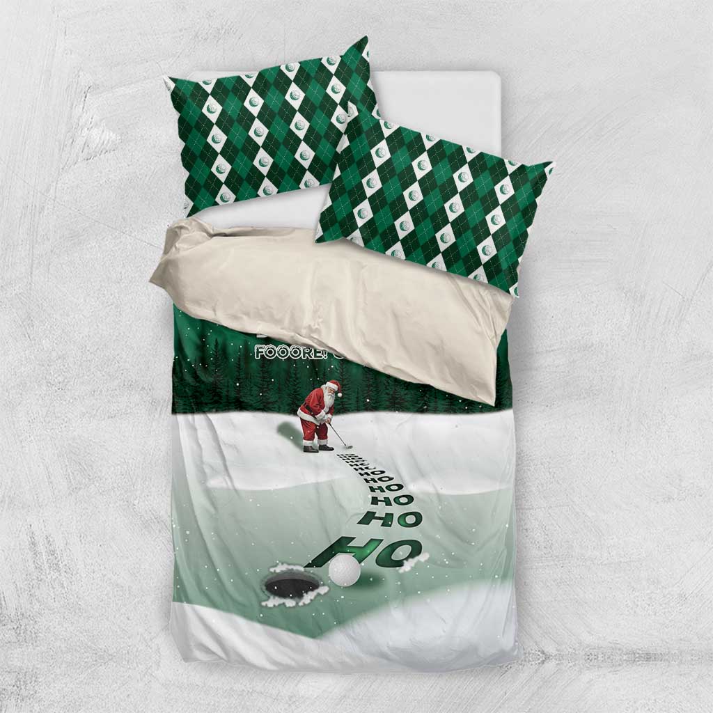 Golf Christmas Bedding Set Driving Home Fooore Xmas - Wonder Print Shop