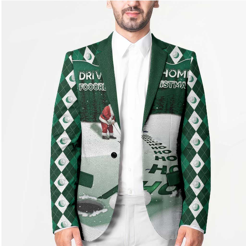 Golf Christmas Blazer Driving Home Fooore Xmas - Wonder Print Shop