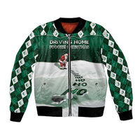 Golf Christmas Bomber Jacket Driving Home Fooore Xmas - Wonder Print Shop