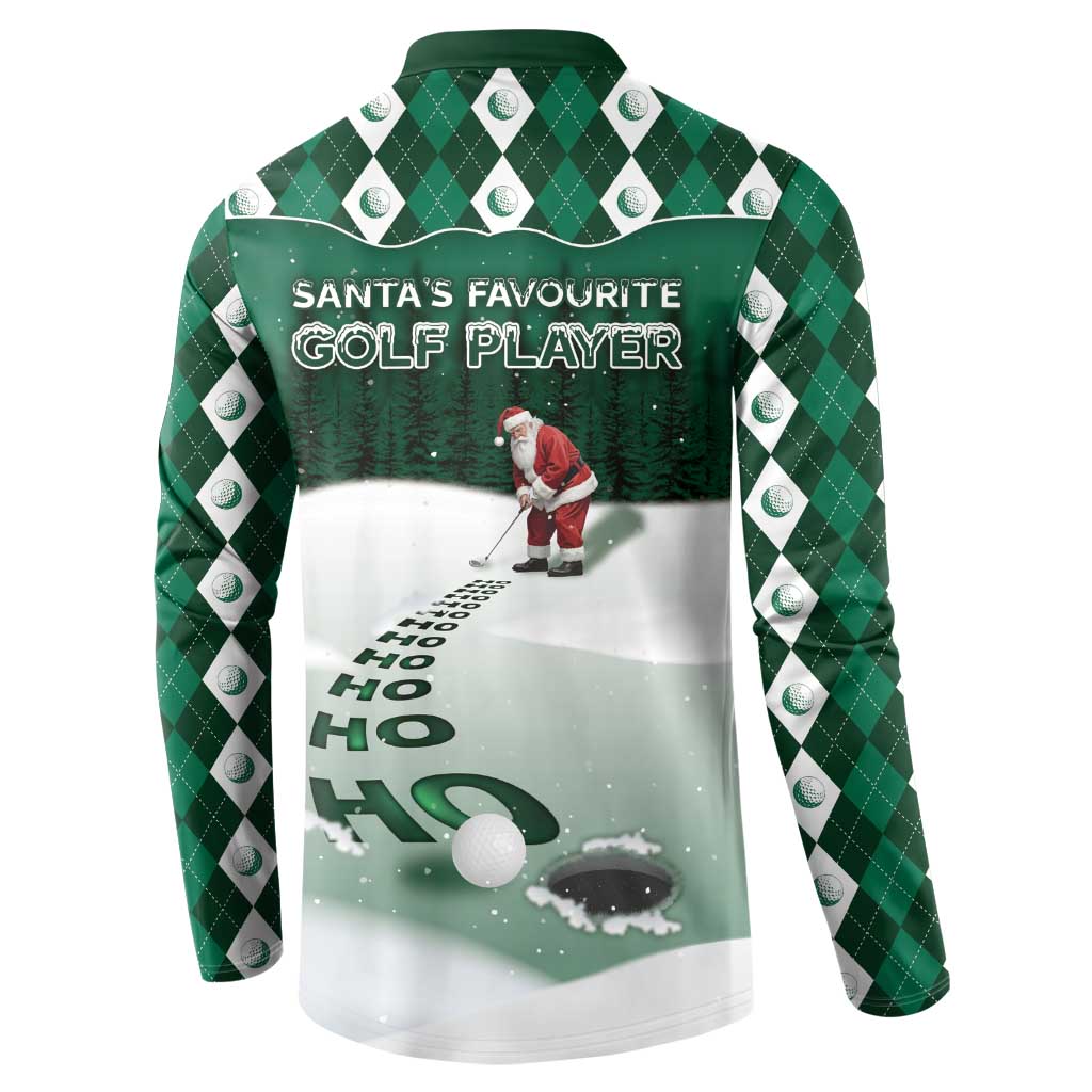 Golf Christmas Button Sweatshirt Driving Home Fooore Xmas - Wonder Print Shop