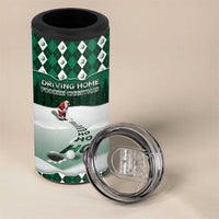 Golf Christmas 4 in 1 Can Cooler Tumbler Driving Home Fooore Xmas - Wonder Print Shop