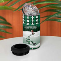 Golf Christmas 4 in 1 Can Cooler Tumbler Driving Home Fooore Xmas - Wonder Print Shop
